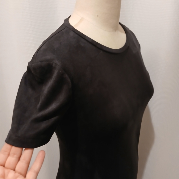 Zara Trafaluc Ultrasuede Bodycon Cocktail Dress Size Small - Picture 4 of 10